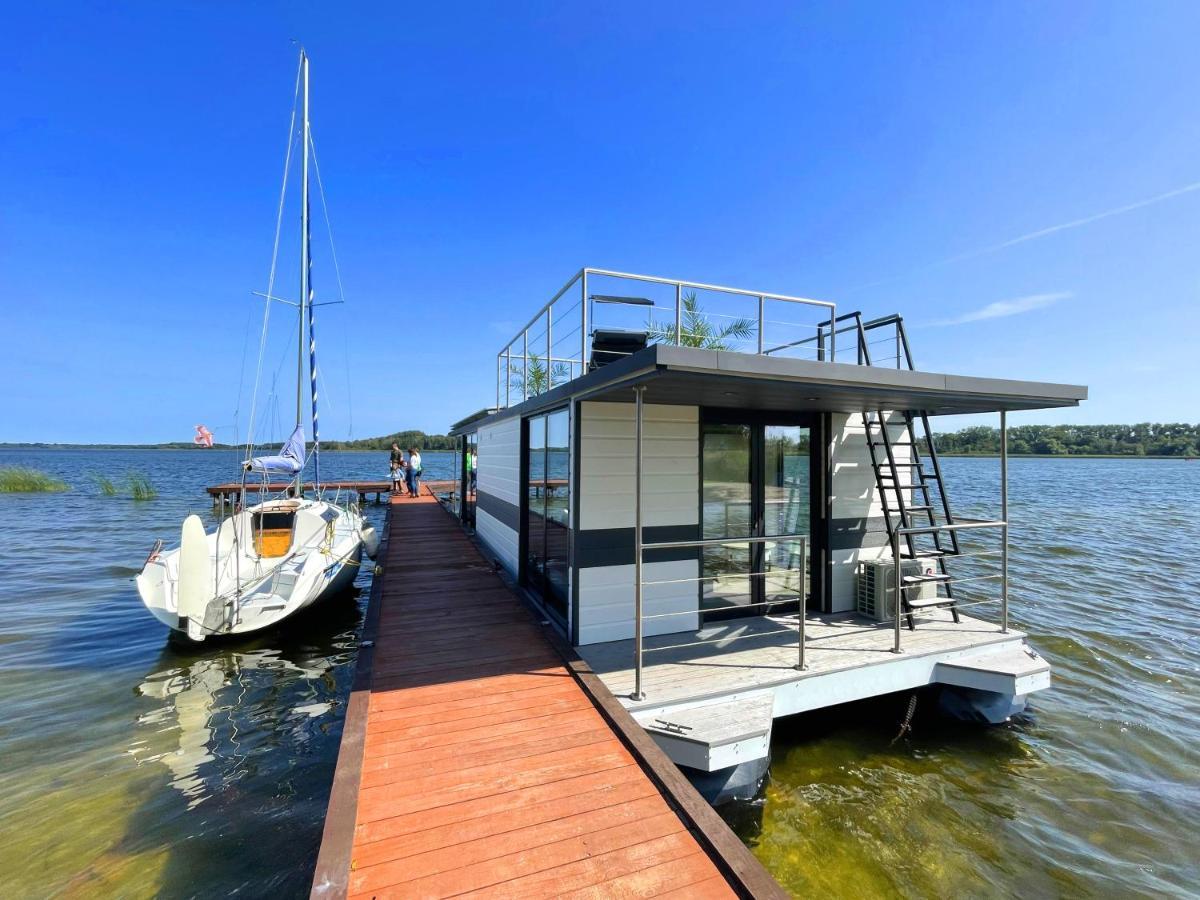 Boathousing - Apartament Na Wodzie, Dom Plywajacy, Lodz, Luksusowy Apartament มิชลีบูร์ช ภายนอก รูปภาพ