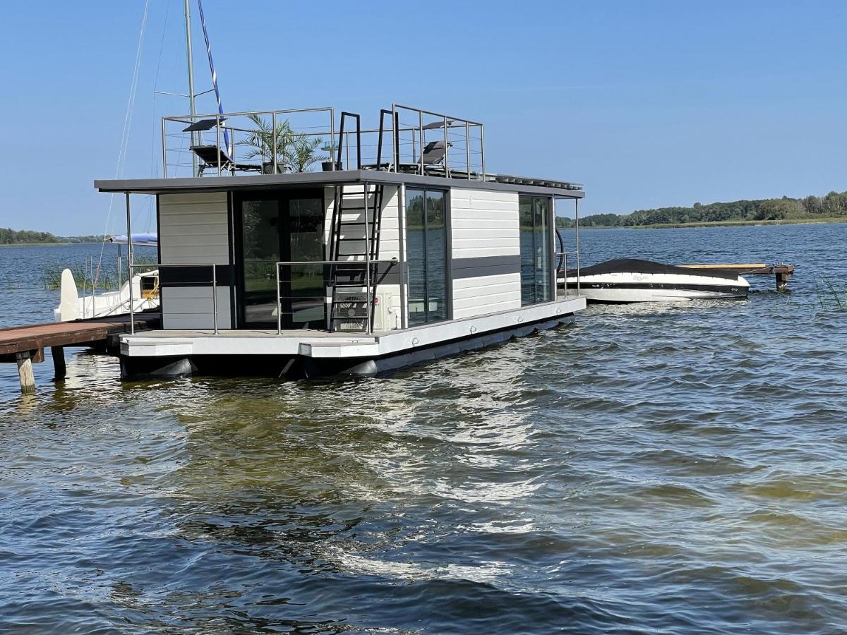 Boathousing - Apartament Na Wodzie, Dom Plywajacy, Lodz, Luksusowy Apartament มิชลีบูร์ช ภายนอก รูปภาพ